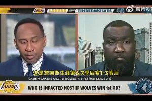 美国杨毅曾言：老詹唯一一次1比3逆转，是因为联盟帮忙禁赛追梦